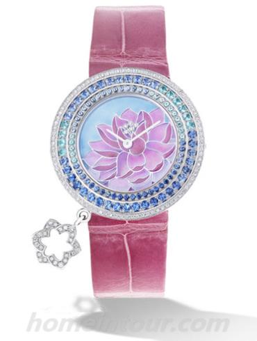 梵克雅宝VCARO4FS00女表非凡表盘腕表系列-粉红色表带/表径32mm