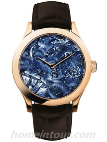 梵克雅宝VCARO4IS00女表非凡表盘腕表系列-褐色表带/表径42mm