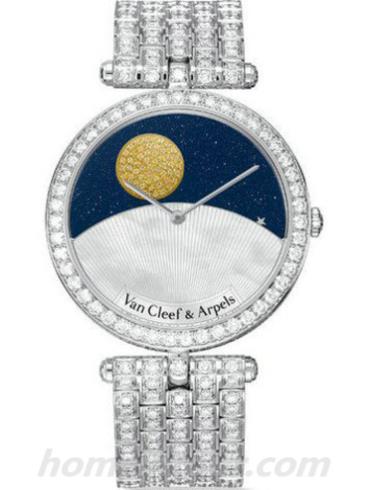 梵克雅宝VCARN9VL00女表诗意复杂功能系列-银色表带/表径38mm