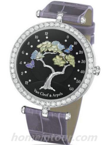 梵克雅宝VCARN9VG00请选择诗意复杂功能系列-紫色表带/表径38mm