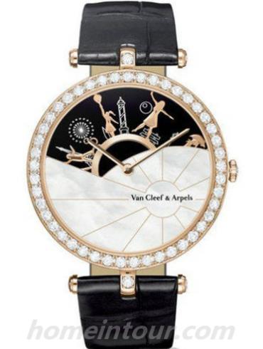 梵克雅宝VCARN5HT00请选择诗意复杂功能系列-黑色表带/表径38mm