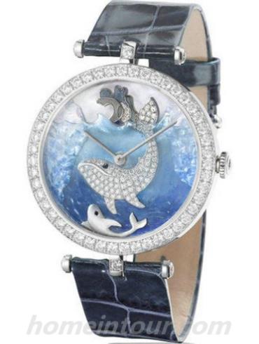 梵克雅宝VCARO22K00请选择非凡表盘腕表系列-黑色表带/表径38mm