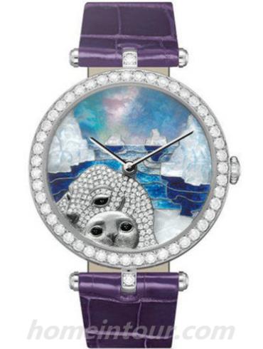 梵克雅宝VCARO22I00请选择非凡表盘腕表系列-紫色表带/表径38mm