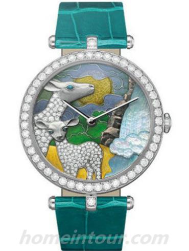 梵克雅宝VCARO22H00请选择非凡表盘腕表系列-绿色表带/表径38mm