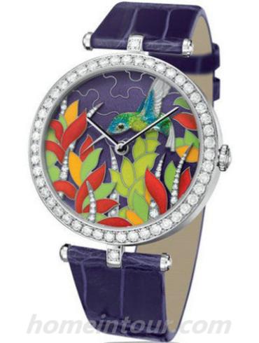 梵克雅宝VCARO1EQ00请选择非凡表盘腕表系列-紫色表带/表径38mm