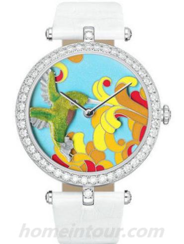 梵克雅宝VCARN9VQ00请选择非凡表盘腕表系列-白色表带/表径38mm