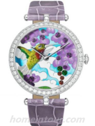 梵克雅宝VCARN9VM00请选择非凡表盘腕表系列-紫色表带/表径38mm