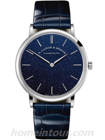 朗格205.086男表SAXONIA系列-蓝色表带/表径39mm