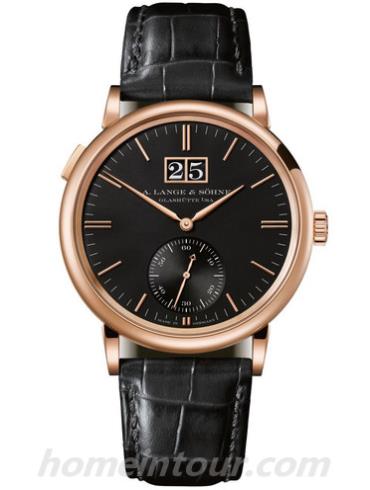 朗格381.032男表SAXONIA系列-黑色表带/表径38.5mm