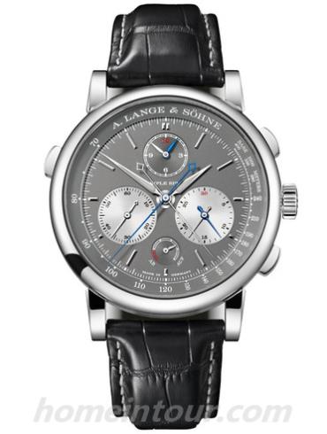 朗格424.038F男表高级腕表系列-黑色表带/表径43.2mm