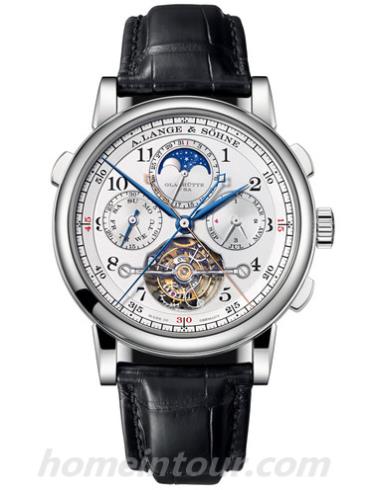 朗格706.025男表Pour le Mérite系列-黑色表带/表径43mm