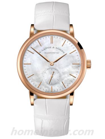 朗格219.043女表SAXONIA系列-白色表带/表径35mm