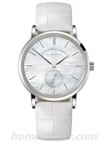 朗格219.047女表SAXONIA系列-白色表带/表径35mm
