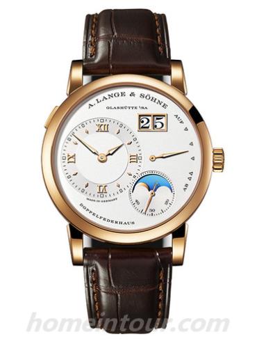 朗格192.032男表LANGE1系列-红棕色表带/表径38.5mm