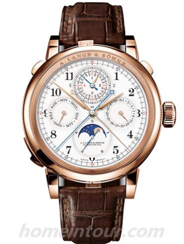 朗格912.032男表1815系列-棕色表带/表径50mm