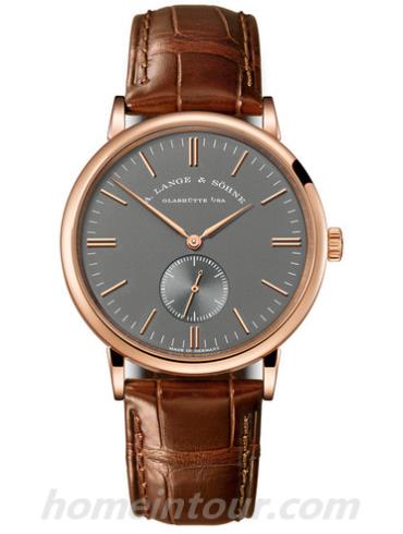 朗格216.033男表SAXONIA系列-棕色表带/表径37mm