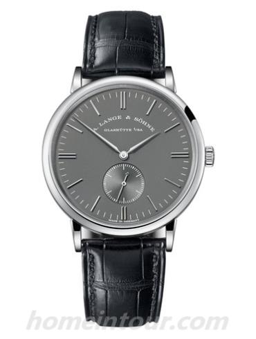 朗格216.027男表SAXONIA系列-黑色表带/表径37mm