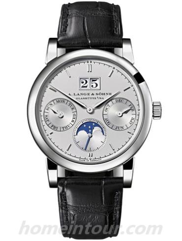 朗格330.025男表SAXONIA系列-黑色表带/表径38.5mm