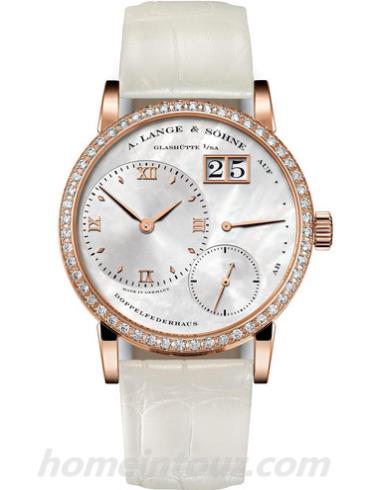 朗格813.047女表LANGE1系列-白色表带/表径36.1mm