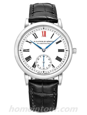 朗格302.025男表SAXONIA系列-黑色表带/表径37mm