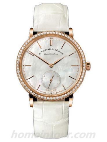 朗格840.021女表SAXONIA系列-白色表带/表径37mm