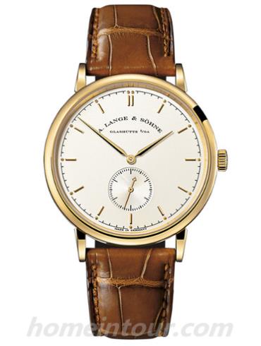 朗格216.021男表SAXONIA系列-棕色表带/表径37mm