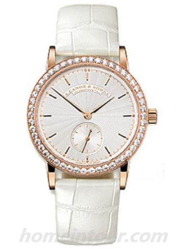 朗格835.037女表SAXONIA系列-白色表带/表径34mm