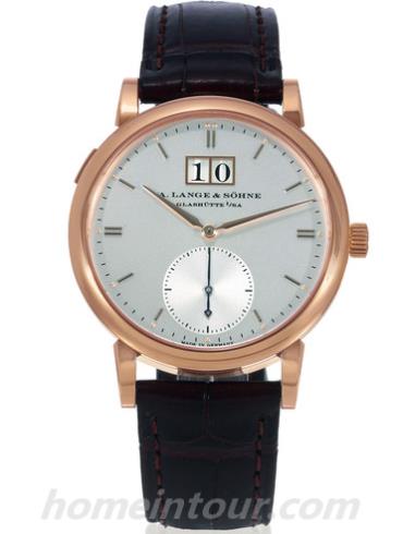 朗格315.032男表SAXONIA系列-棕色表带/表径37mm