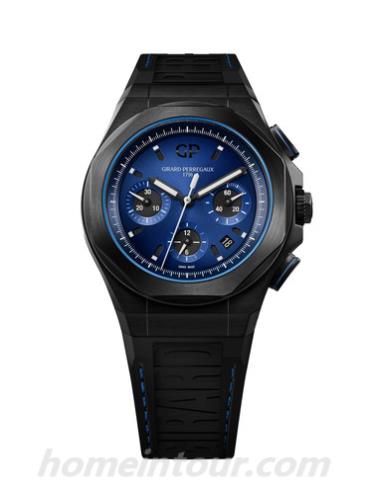 芝柏81060-21-491-FH6A男表Laureato桂冠系列-黑色表带/表径44mm