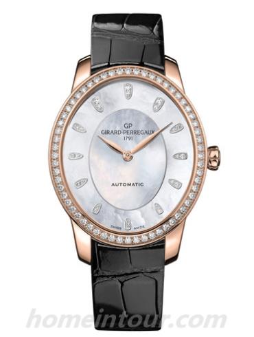 芝柏80493D52A191-CK6A女表Cat'seye 猫眼系列-黑色表带/表径40.00x34.72mm