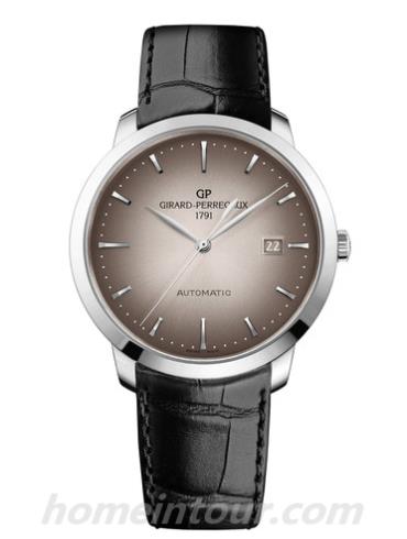 芝柏49555-11-231-BB60男表GP 1966系列-黑色表带/表径40mm