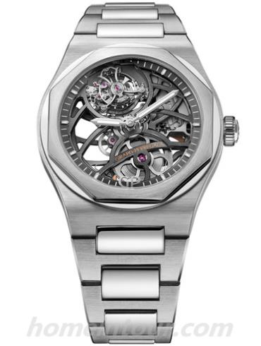 芝柏99110-53-001-53A男表Laureato桂冠系列-银色表带/表径42mm