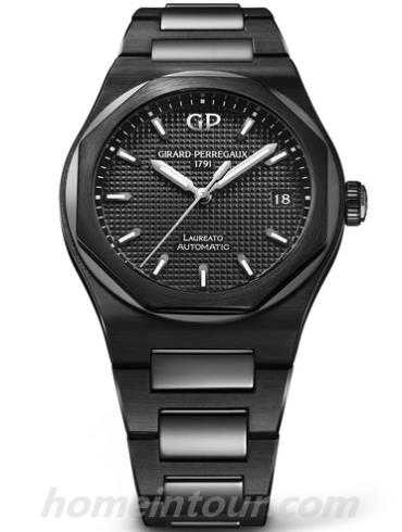 芝柏81005-32-631-32A女表Laureato桂冠系列-黑色表带/表径38mm