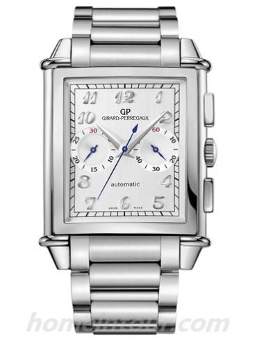 芝柏25883-11-121-11A男表VINTAGE 1945系列-银色表带/表径36.95×36mm