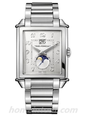 芝柏25882-11-121-11A男表VINTAGE 1945系列-银色表带/表径36.1×35.25mm