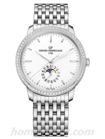 芝柏49545D11A131-11A男表GP 1966系列-银色表带/表径40mm