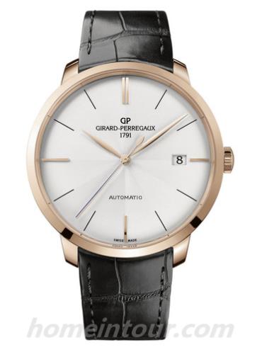 芝柏49551-52-131-BB60男表GP 1966系列-黑色表带/表径44mm