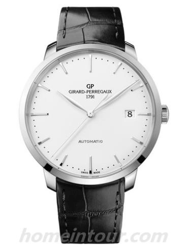 芝柏49551-11-132-BB60男表GP 1966系列-黑色表带/表径44mm