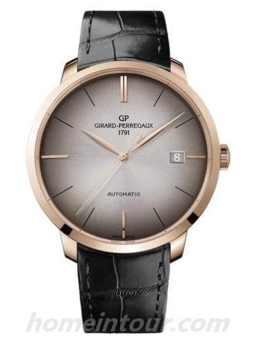 芝柏49551-52-231-BB60男表GP 1966系列-黑色表带/表径44mm