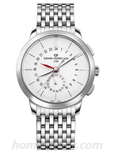 芝柏49544-11-132-11A男表GP 1966系列-银色表带/表径41mm