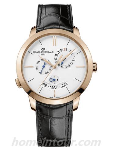 芝柏49547-52-131-BB60男表GP 1966系列-黑色表带/表径41mm