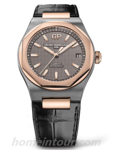 芝柏81010-26-232-BB6A男表Laureato桂冠系列-黑色表带/表径42mm