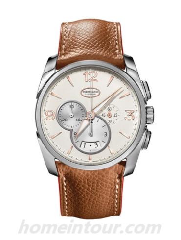 帕玛强尼PFC274-0002400-HE6022男表TONDA系列-棕色表带/表径40mm