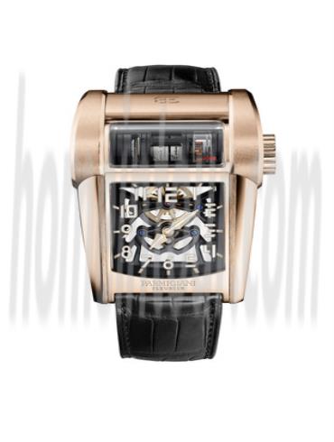 帕玛强尼PFH390-1001400-HA1442男表BUGATTI系列-黑色表带/表径42.2x57.7mm