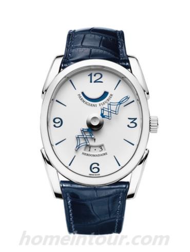 帕玛强尼PFH775-1205401-HA3131男表OVALE系列-靛蓝色表带/表径45.0x37.7mm