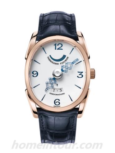 帕玛强尼PFH775-1005401-HA3131男表OVALE系列-靛蓝色表带/表径45.0x37.7mm