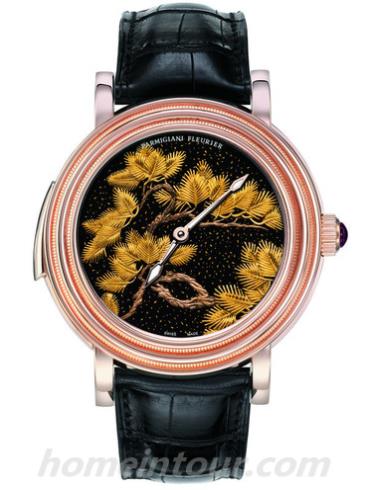 帕玛强尼PFH437-1001400-HA1441男表TORIC系列-黑色/黄色表带/表径46mm