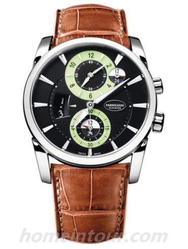 帕玛强尼PFC231-0001400男表TONDA系列-浅棕色表带/表径42mm