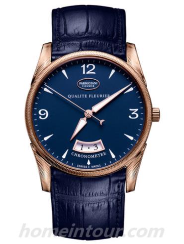 帕玛强尼PFC222-1690601男表TONDA系列-深蓝色表带/表径39mm