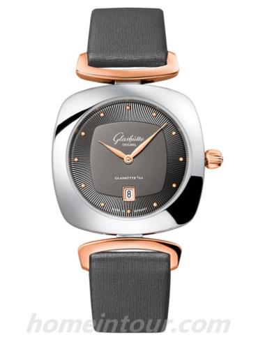 格拉苏蒂原创1-03-01-27-06-34女表Lady Serenade系列-黑色表带/表径31.00 × 31.00mm